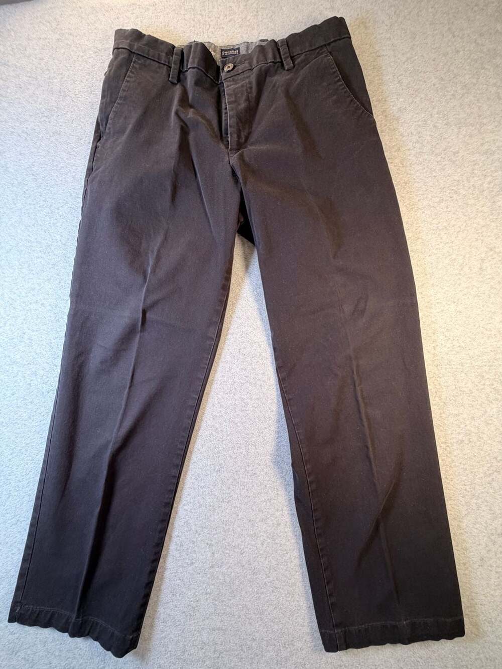 Dockers Classic Fit Size W34 L32 Black Chino Pants